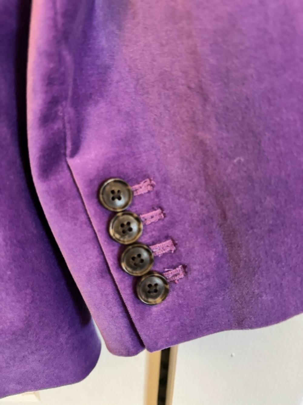 NWT J. Crew Willa blazer in Viola stretch velvet - Picture 6 of 9